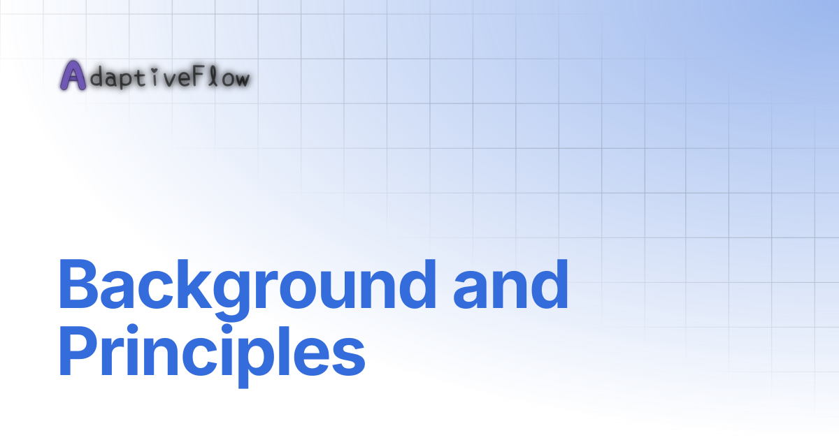 Background and Principles | Documentation (AFVS)