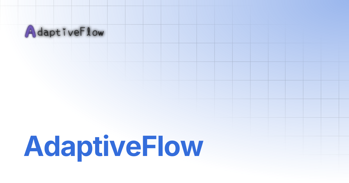 AdaptiveFlow | Documentation (AFVS)